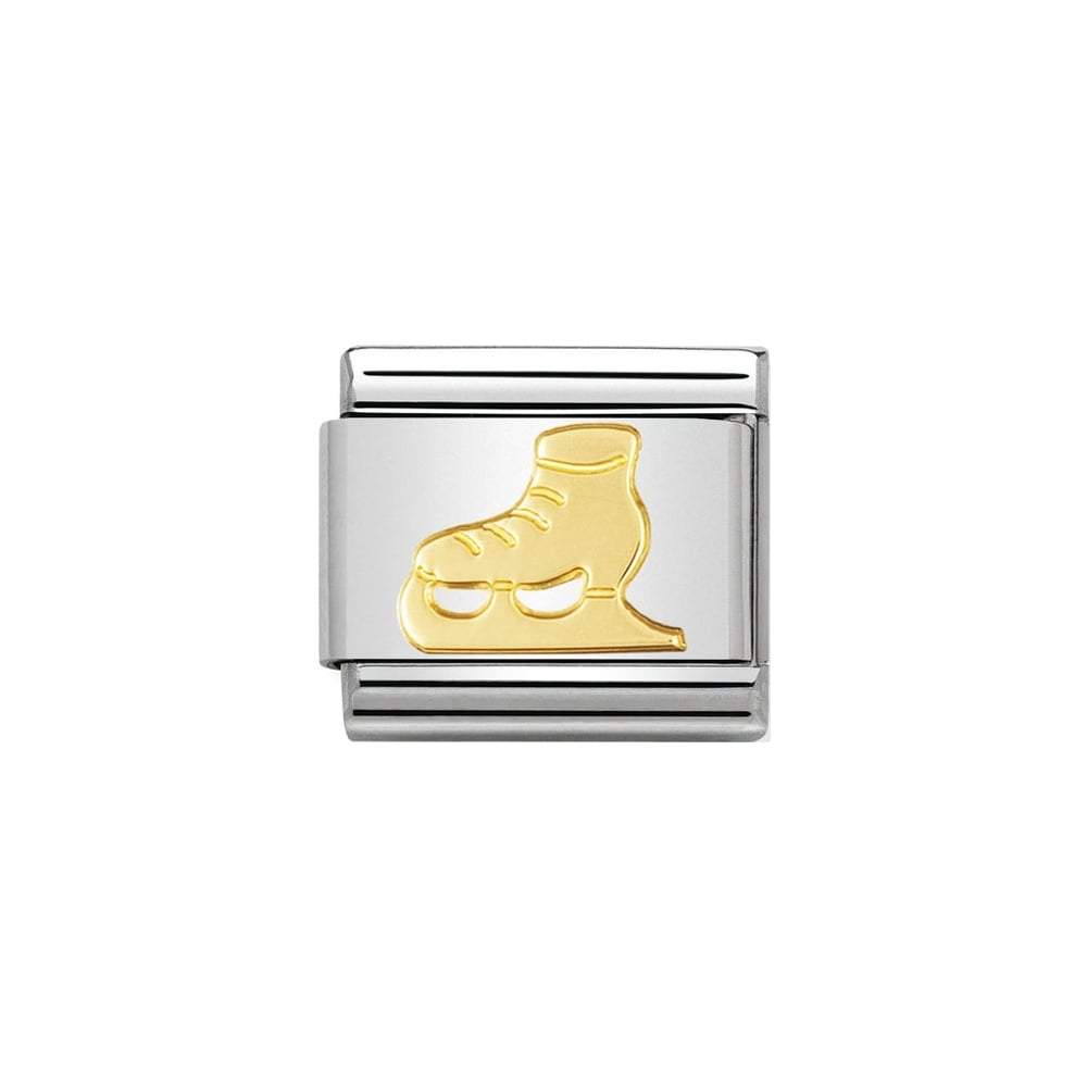 Nomination Classic Gold Ice Skate Charm - S&S Argento