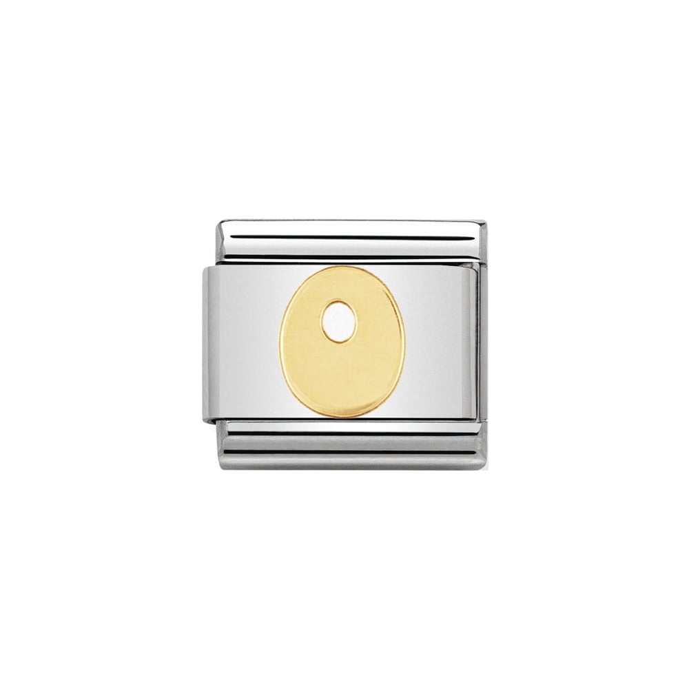 Nomination Classic Gold Letter O Charm - S&S Argento