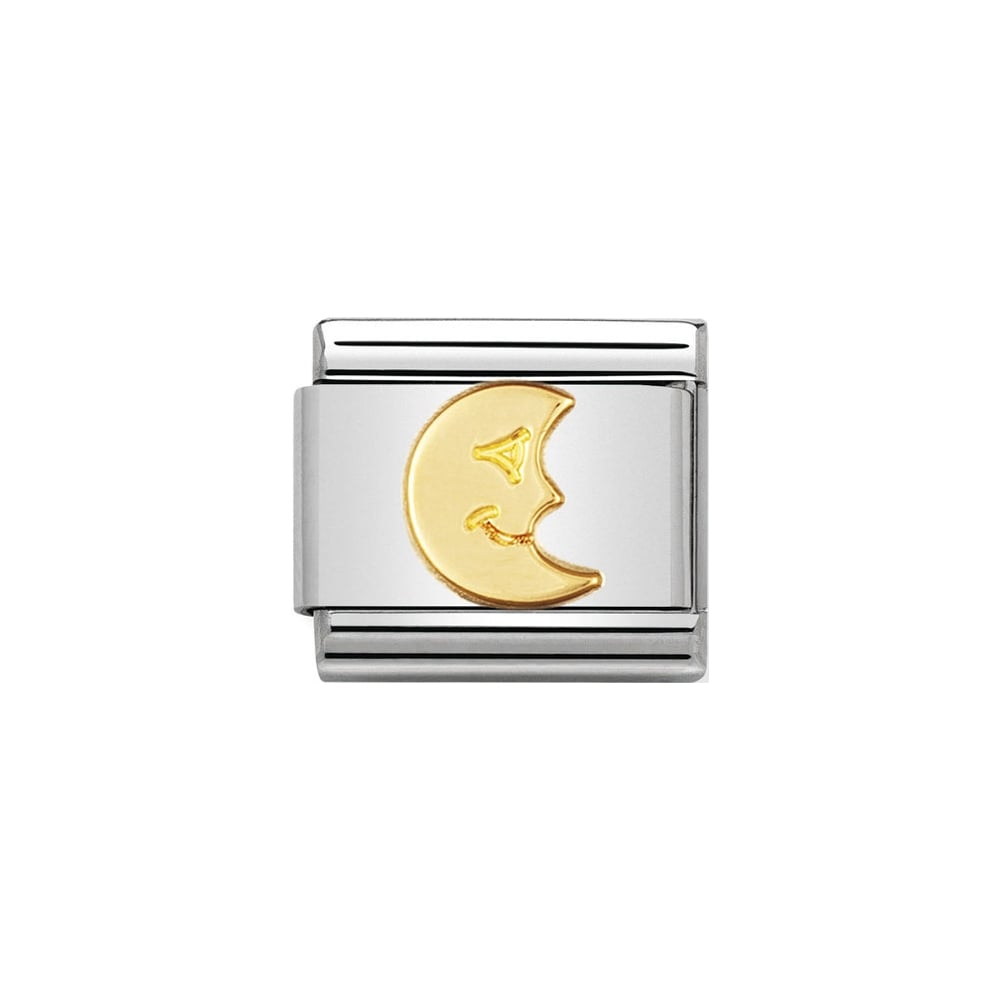 Nomination Classic Gold Moon Charm - S&S Argento