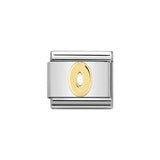 Nomination Classic Gold Number 0 Charm - S&S Argento