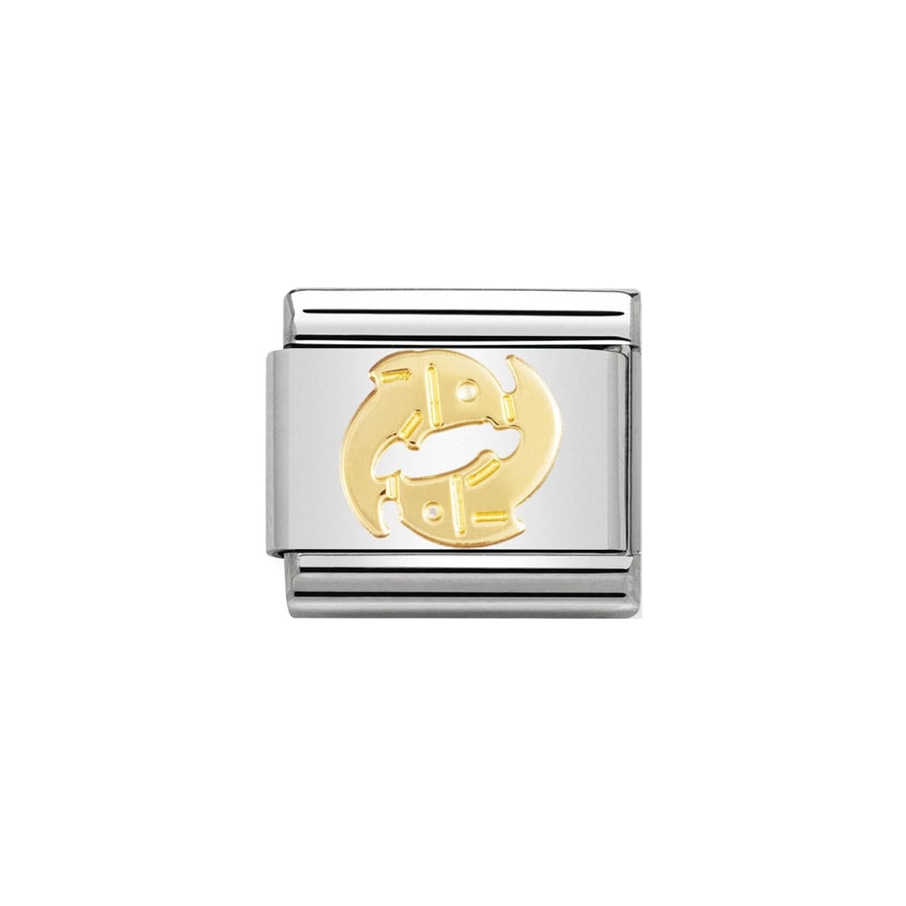 Nomination Classic Gold Pisces Charm - S&S Argento