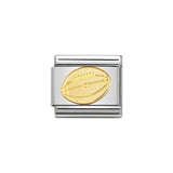 Nomination Classic Gold Rugby Ball Charm - S&S Argento