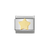 Nomination Classic Gold Star Charm - S&S Argento