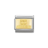 Nomination Classic Gold Wedding Anniversary Charm - S&S Argento