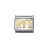 Nomination Classic Gold Wife Charm - S&S Argento