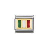 Nomination Classic Gold Italy Flag Charm