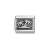 Nomination Classic Silver Palm Trees Charm
