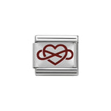 Nomination Classic Red Infinity Heart Charm