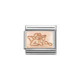 Nomination Classic Rose Gold Angel of Infinity Charm - S&S Argento