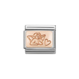 Nomination Classic Rose Gold Angel of Love Charm - S&S Argento