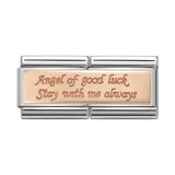 Nomination Classic Rose Gold Angel of Luck Double Charm - S&S Argento