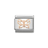 Nomination Classic Rose Gold Butterfly Charm - S&S Argento