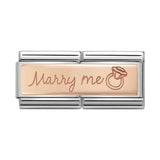 Nomination Classic Rose Gold Marry Me Double Charm