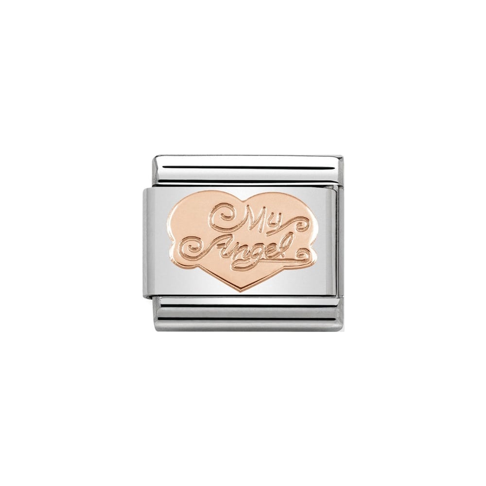 Nomination Classic Rose Gold My Angel Heart Charm