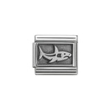 Nomination Classic Silver Shark Charm