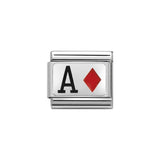 Nomination Classic Silver Ace of Diamonds Charm