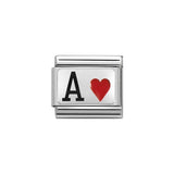Nomination Classic Silver Ace of Hearts Charm