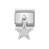 Nomination Classic Silver Glitter Star Drop Charm