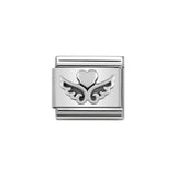 Nomination Classic Silver Heart With Wings Charm - S&S Argento