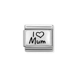 Nomination Classic Silver I Love Mum Charm