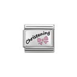 Nomination Classic Silver & Pink Christening Charm
