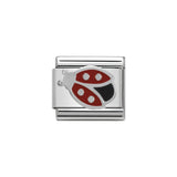 Nomination Classic Silver & Red Ladybird Charm - S&S Argento