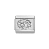Nomination Classic Silver & White CZ Tree of Life Charm - S&S Argento