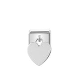Nomination Classic Silver Heart Hanging Pendant Charm - S&S Argento