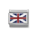 Nomination Classic Silver Union Jack Flag