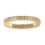 Nomination Extension Glitter Gold & Champagne Swarovski Stretch Bracelet