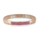 Nomination Extension Glitter Rose Gold & Pink Swarovski Stretch Bracelet