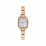 Nomination Paris Rose Gold Composable Rectangular Watch With Glittery Dial - S&S Argento