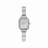 Nomination Paris Silver Composable Rectangular Watch with Glittery Dial - S&S Argento