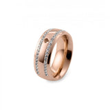 Leece Rose Gold Ring - S&S Argento